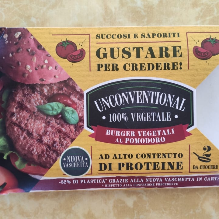 review photo of Unconventional Burger Vegetale Al Pomodoro - Tomato Burger shared by @scorpion on 25 Apr 2021 - review