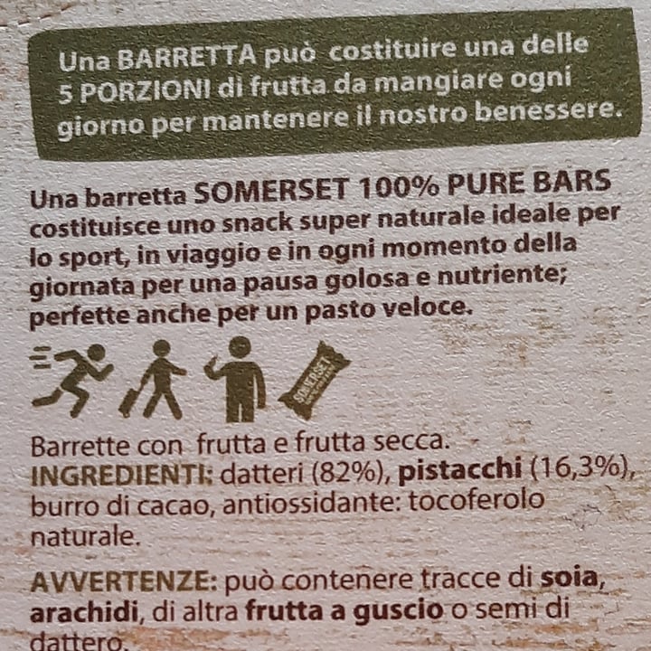 photo of Somerset Barrette Raw Con Frutta e Pistacchi shared by @biba on  12 Feb 2022 - review