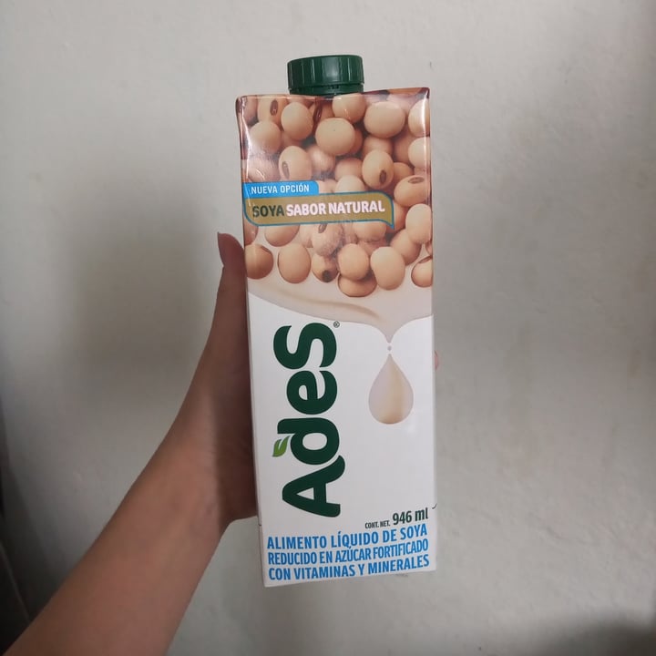 photo of Ades Alimento líquido de soya sabor natural shared by @nievedecocco on  28 Sep 2021 - review