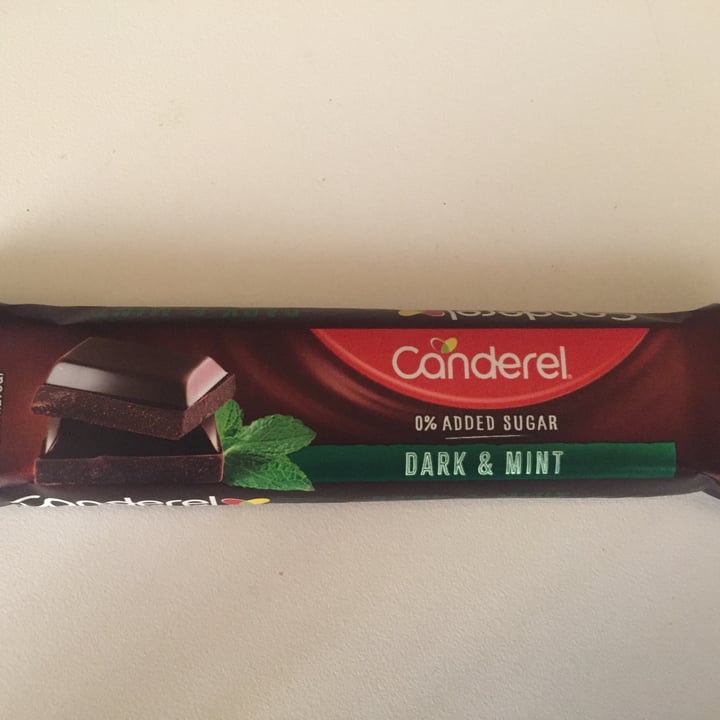 review photo of Canderel Dark & Mint Dark Chocolate shared by @vibrantvegan on 03 Dec 2021 - review