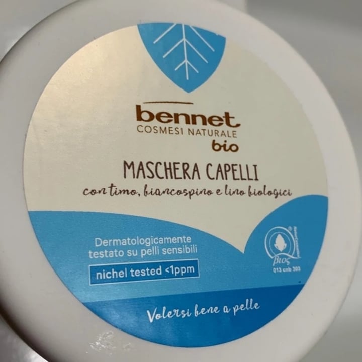 review photo of Bennet bio cosmesi naturale Maschera Capelli shared by @giadaveggie on 15 Jun 2022 - review