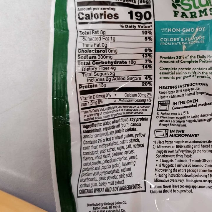 review photo of MorningStar Farms Veggie Chik’ N Nuggets shared by @krinney on 12 Oct 2021 - review
