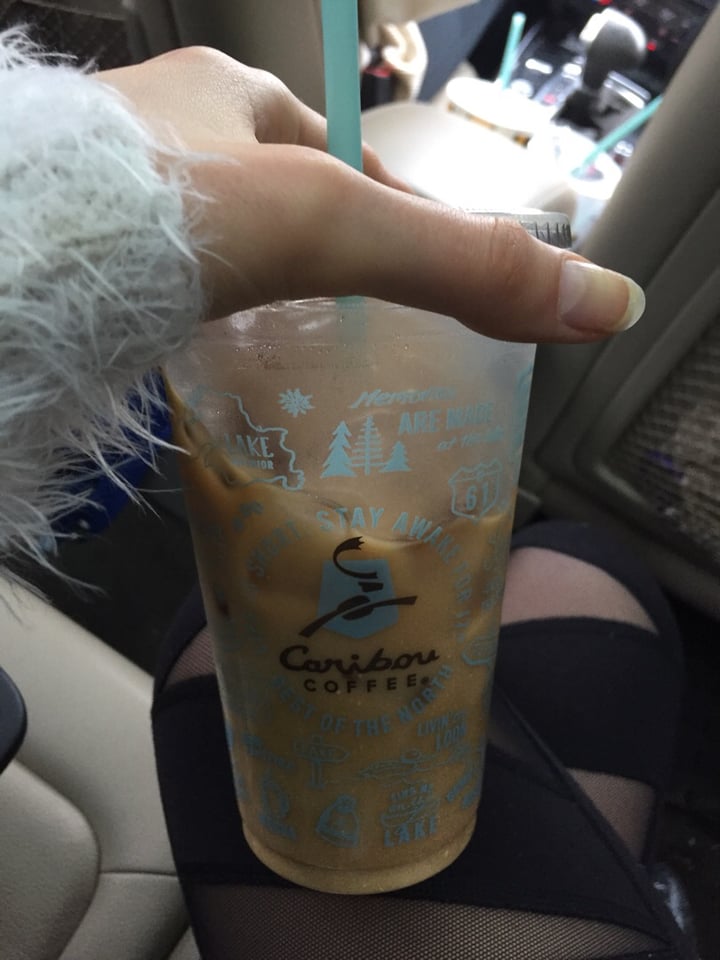 review photo of Caribou Coffee Almond Milk Latte shared by @jocelynspizman on 07 Mar 2019 - review