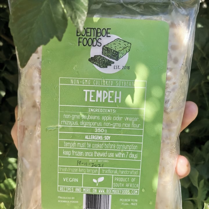 photo of Boemboe Foods Soybean Tempeh shared by @vegmelly on  17 Jan 2021 - review