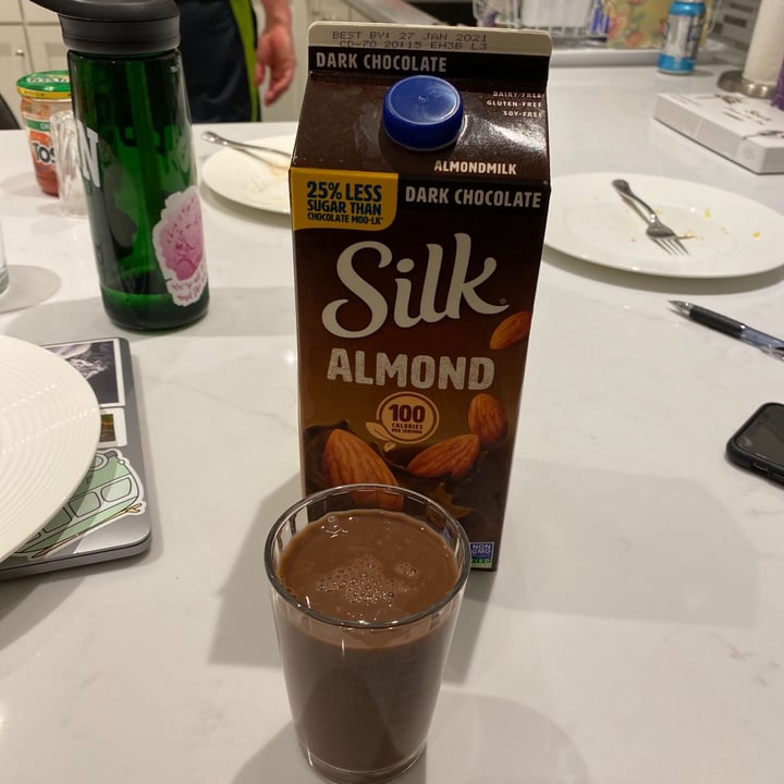 review photo of Silk Dark Chocolate Almond Milk shared by @evafenn on 03 Dec 2020 - review