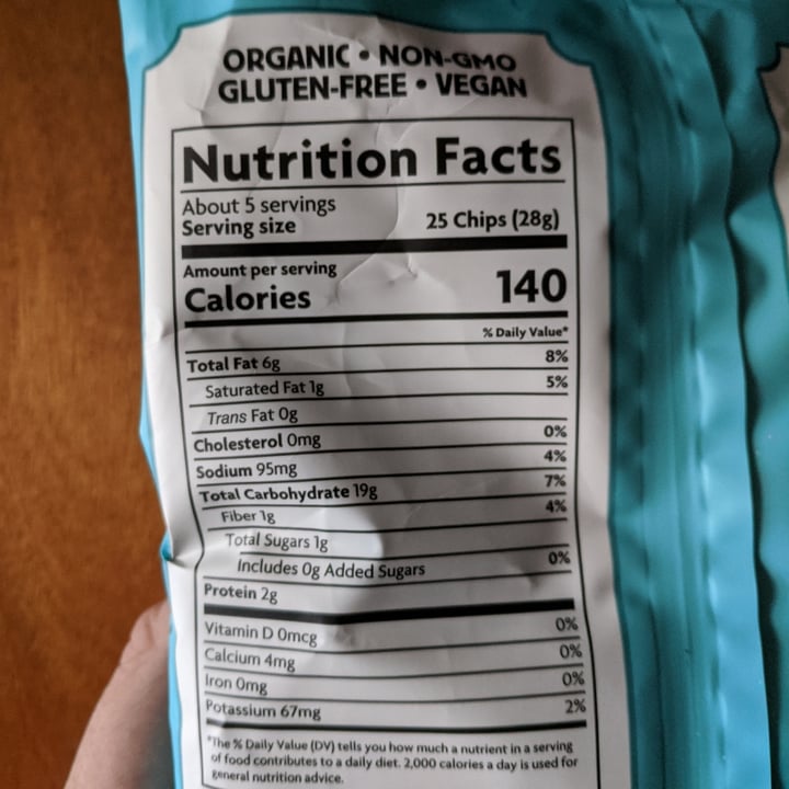 photo of Lundberg Family Farms Sea Salt Rice Chips shared by @thevalleyvegan on  24 Oct 2020 - review