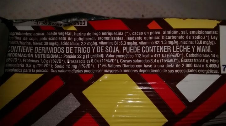 review photo of Terrabusi Rhodesia Relleno Sabor Chocolate shared by @bichpich on 31 Dec 2019 - review