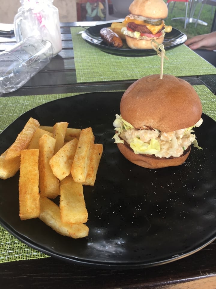 photo of Asher's Corner Cafe @ Ashers Farm Sanctuary Chick'n Mayo Sandwich shared by @daniellahirsch on  21 Jan 2020 - review