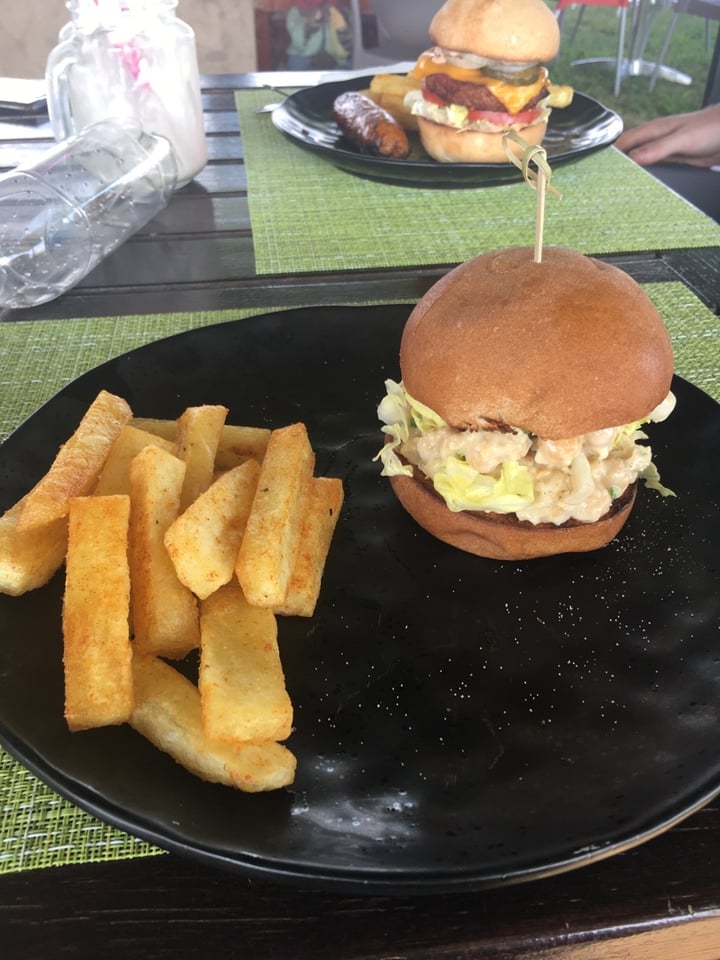 review photo of Asher's Corner Cafe @ Ashers Farm Sanctuary Chick'n Mayo Sandwich shared by @daniellahirsch on 21 Jan 2020 - review