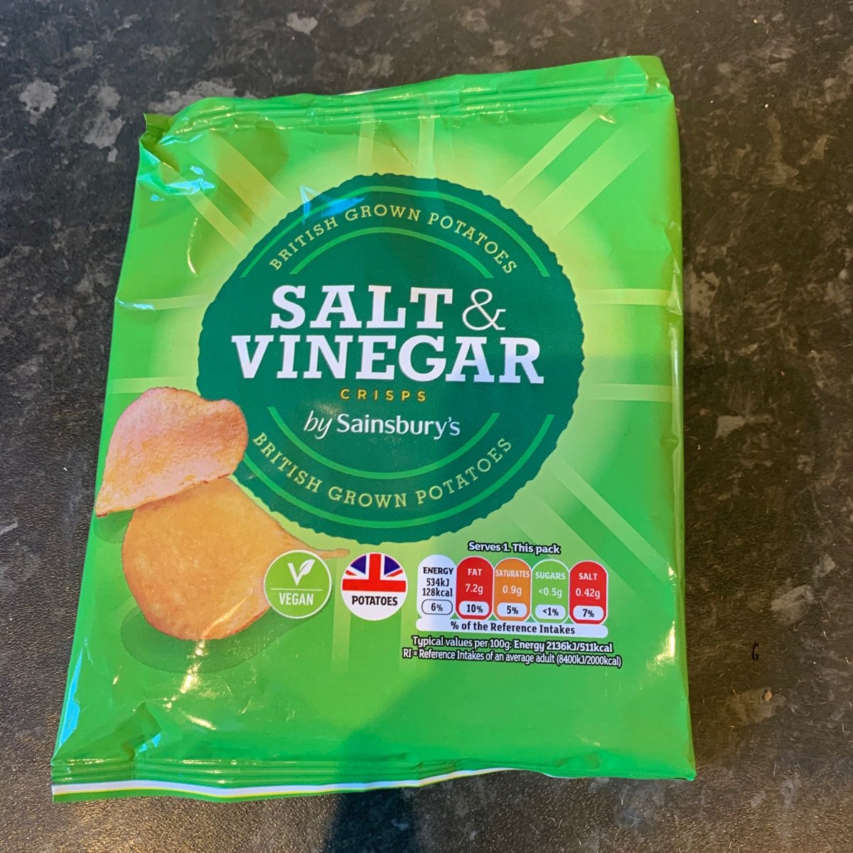 Sainsbury's Salt & Vinegar Crisps Reviews abillion