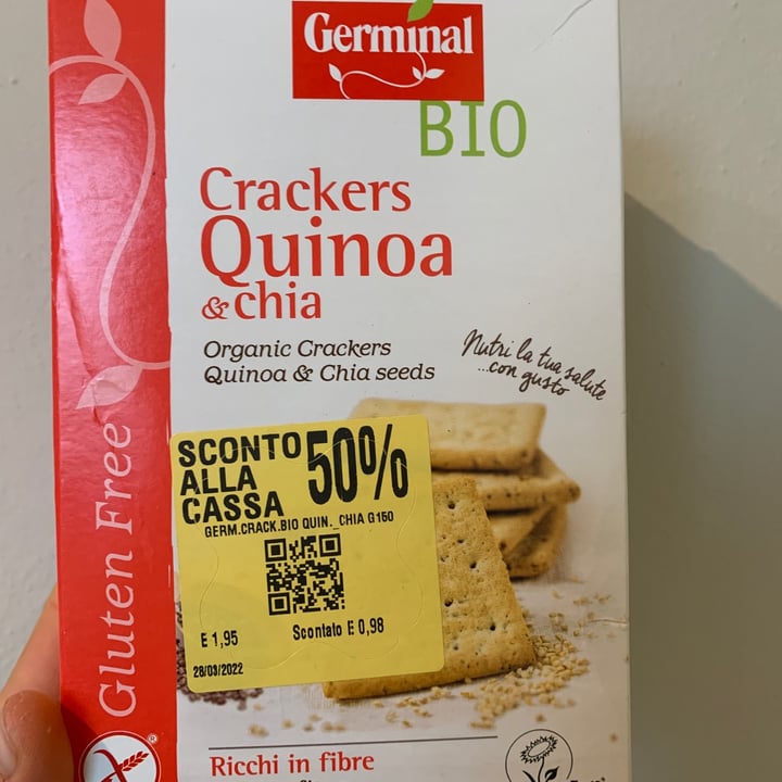 photo of Germinal Bio crackers Quinoa e Chia shared by @mgiallo on  30 Mar 2022 - review