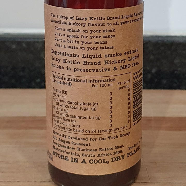 review photo of Lazy kettle brand Hickory Liquid Smoke Extract shared by @rozaanfichardt on 05 Oct 2020 - review