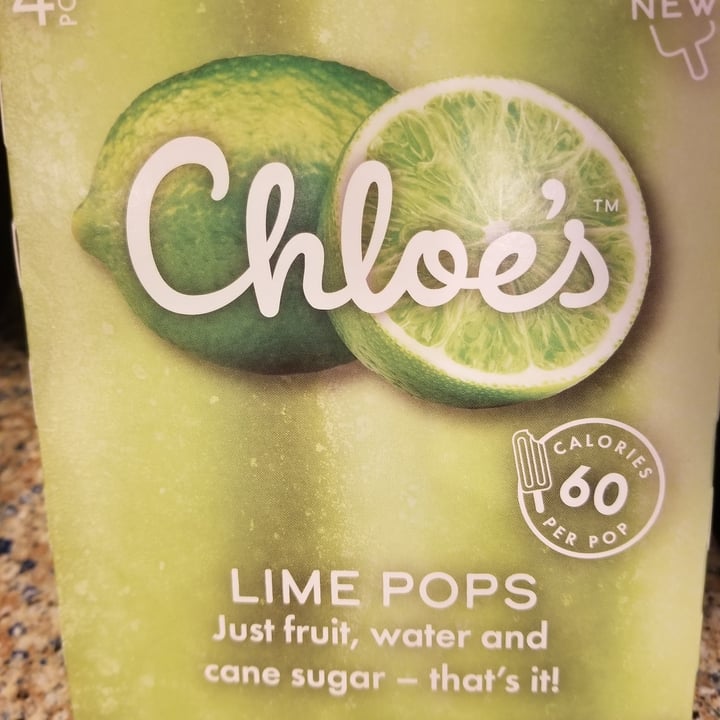 photo of Chloe’s Pops  Lime Pop shared by @lsoman on  12 May 2022 - review