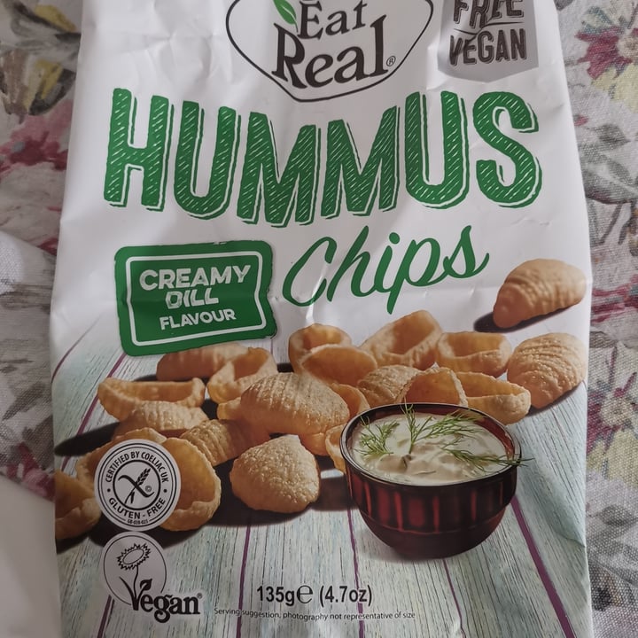 photo of Eat Real Creamy dill hummus chips shared by @brunella1 on  06 May 2022 - review