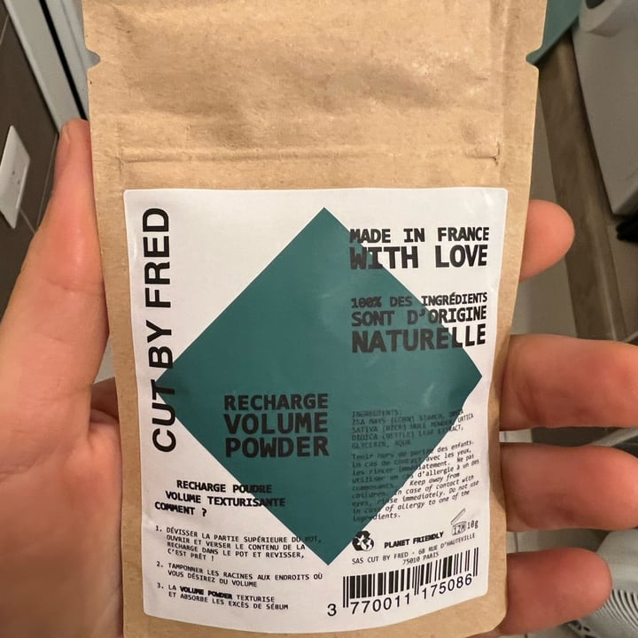 review photo of Cut by fred Recharge volume powder shared by @sarouh on 11 Apr 2022 - review