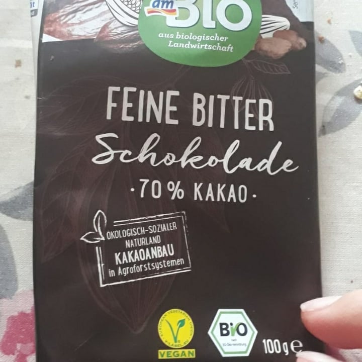 photo of dmBio feine bitter schokolade shared by @felice on  01 May 2020 - review