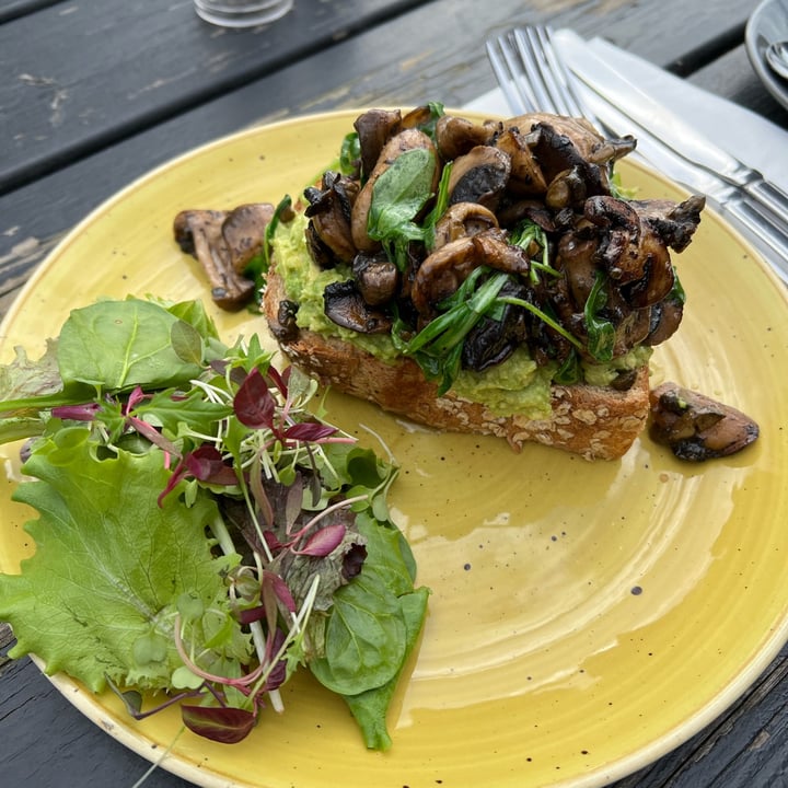 photo of The River Bothy mushroom avocado on toast shared by @herbivwar on  02 May 2022 - review