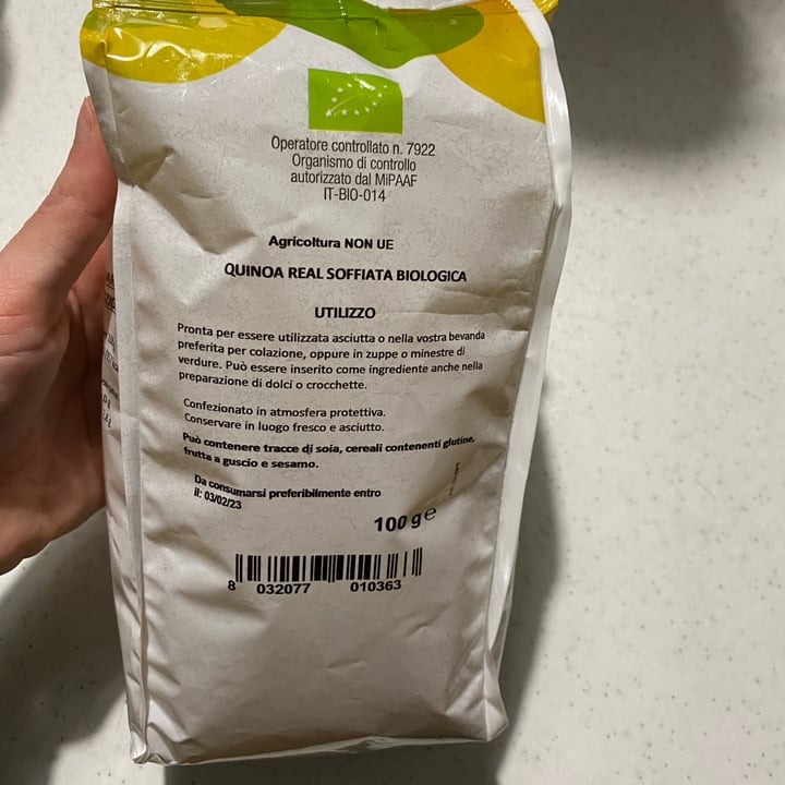 photo of Vivibio Quinoa real soffiata shared by @giuliamazzoni on  07 Feb 2022 - review