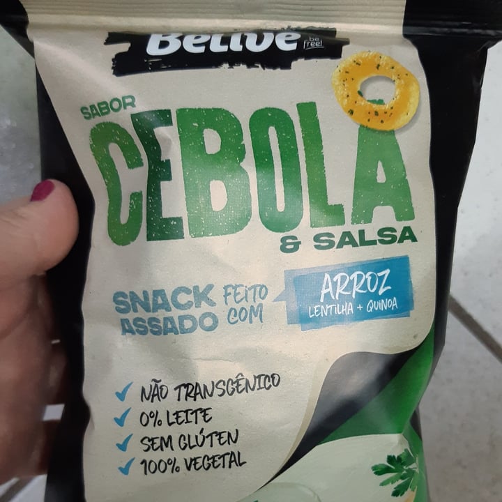 photo of Belive be free Snack Assado Sabor Cebola E Salsa shared by @primarques on  30 Apr 2022 - review