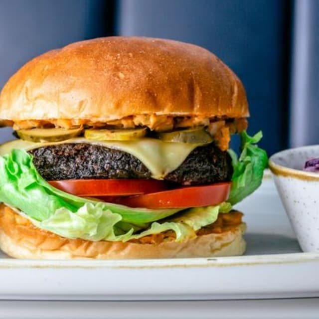 Photo of the dish “beet burger”