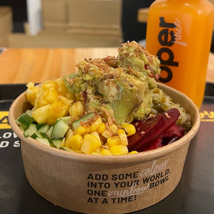 photo of A Poke Theory Poke bowl vegan shared by @eddiesky on  12 Sep 2022 - review