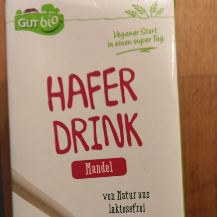 photo of GutBio Hafer Drink - Mandel shared by @bettythegerman on  22 Jun 2021 - review