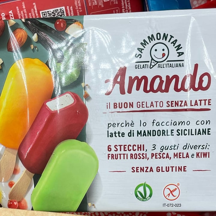 photo of Sammontana Amando 6 Stecchi - Frutti Rossi, Pesca, Mela e Kiwi shared by @rossellac96 on  06 Jun 2022 - review