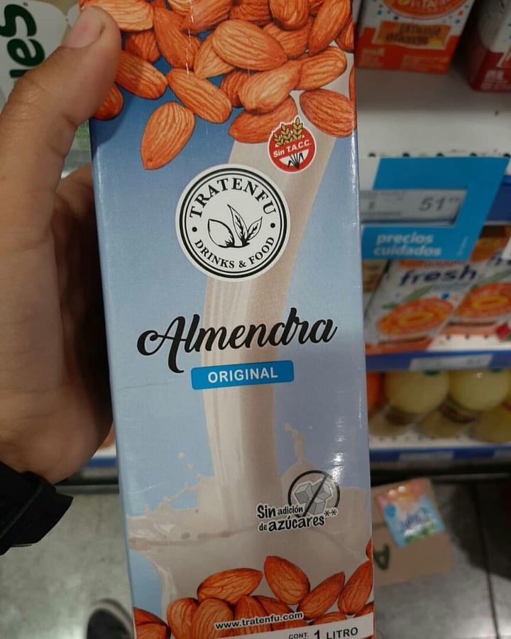 review photo of Tratenfu Leche de Almendra Original shared by @brisaantelo on 23 Mar 2020 - review