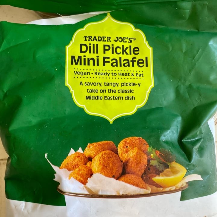 photo of Trader Joe's Dill pickle mini falafel shared by @sandrews on  10 Oct 2022 - review
