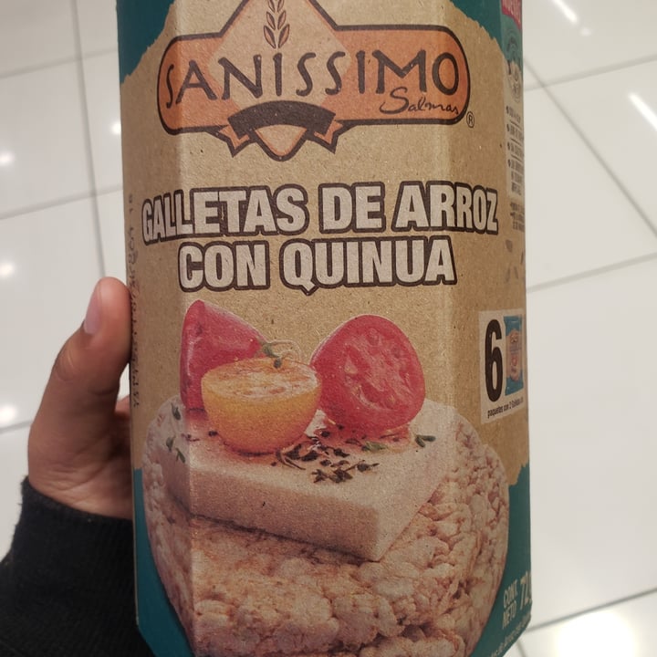 photo of Sanissimo Galletas de arroz integral shared by @siuleis on  02 Mar 2022 - review