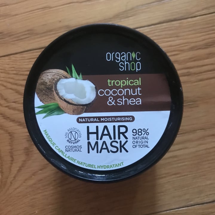 photo of Organic shop hair mask coconut & shea shared by @sofiaafesta on  25 Apr 2021 - review