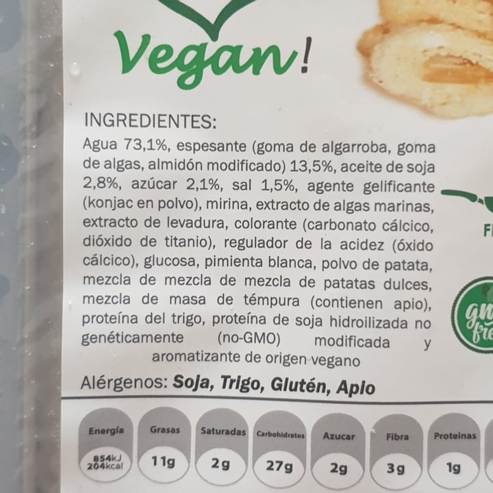 photo of Vegan Nutrition Anillos veganos estilo calamar rebozados shared by @almavivanutricion on  17 Aug 2022 - review