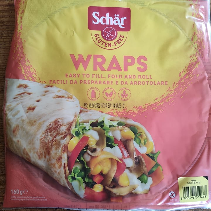 photo of Schär Wraps shared by @tuscanvegan on  26 Jul 2022 - review