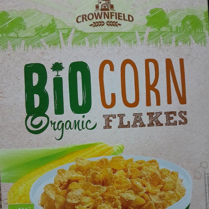 photo of Crownfield Bio Organic Corn Flakes shared by @claudiasousaportugal on  10 May 2022 - review