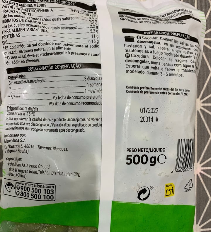 review photo of Hacendado Edamames shared by @svaretb on 14 Sep 2020 - review