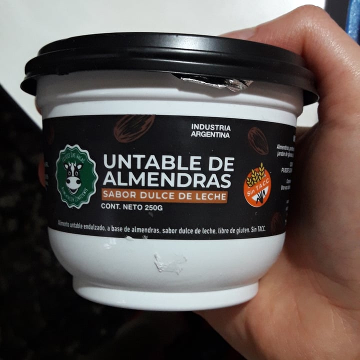 photo of Felices Las Vacas Untable de Almendras sabor Dulce de Leche shared by @solnapoli on  09 Jun 2020 - review