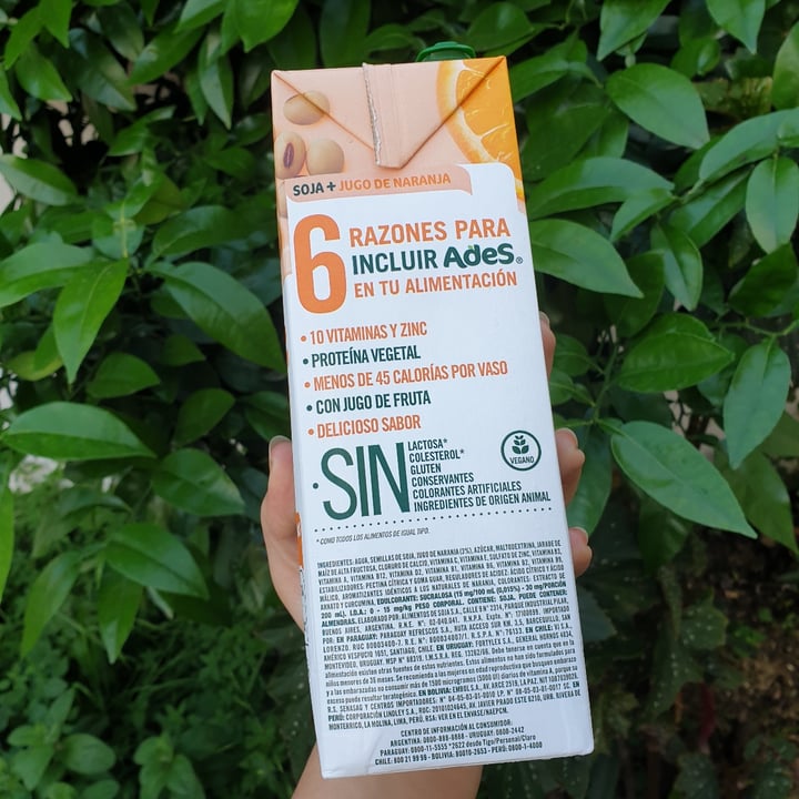 review photo of Ades Leche De Soja Sabor Naranja shared by @natkrywenki on 30 Sep 2021 - review