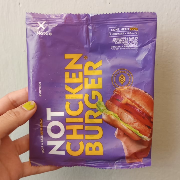 photo of NotCo Not Chicken Burger shared by @sofi1 on  03 Jul 2022 - review