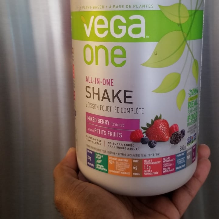 photo of Plant-Based Vega  All in one Mixed Berry shared by @gqvegan on  21 Jan 2021 - review
