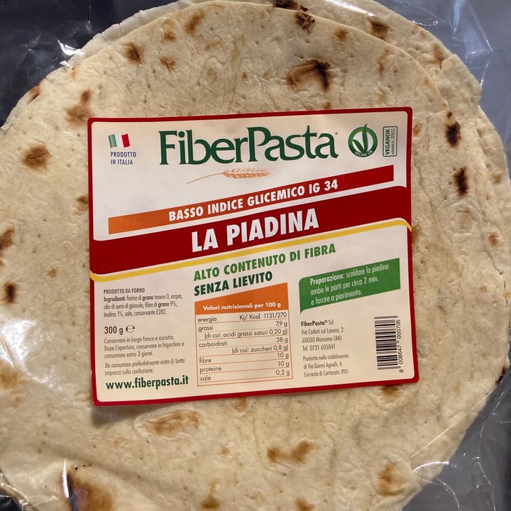 photo of FiberPasta La Piadina shared by @thepuma on  10 May 2021 - review