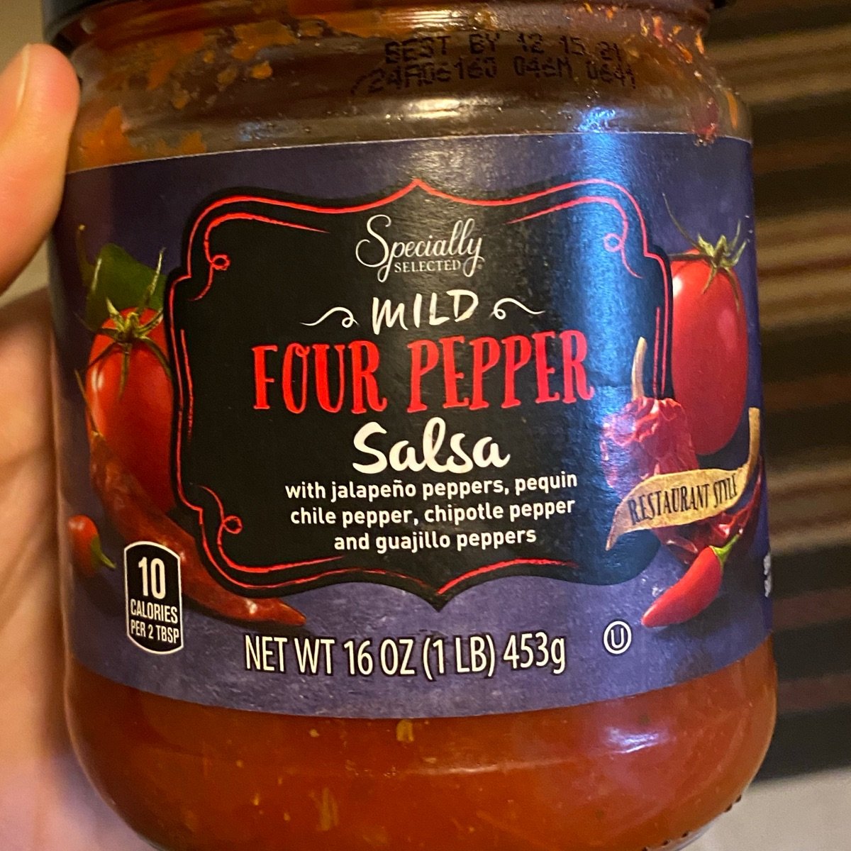 Salsa 4 For Less Mild four pepper salsa from ALDI Specially Selected - Vegan Product ...