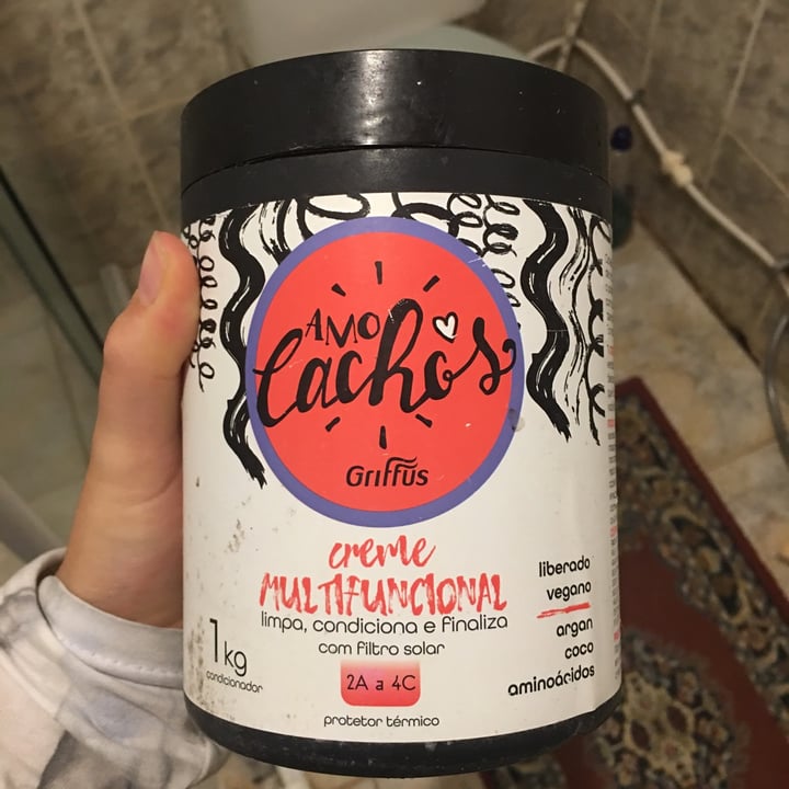 review photo of Griffus Creme Muntifuncional Amo Cachos shared by @biabarreto on 17 Jul 2021 - review