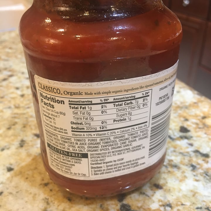 photo of Classico Classico Pizza Sauce shared by @krginestra on  03 May 2020 - review