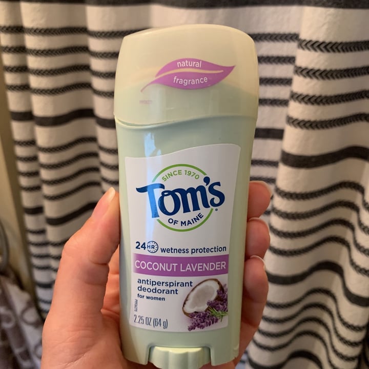 photo of Tom's of Maine Coconut Lavender Deodorant shared by @mackenz on  21 Jul 2021 - review