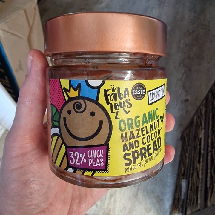 photo of Fabalous Organic Hazelnut and Cocoa Spread shared by @juliakrz on  17 Jun 2022 - review