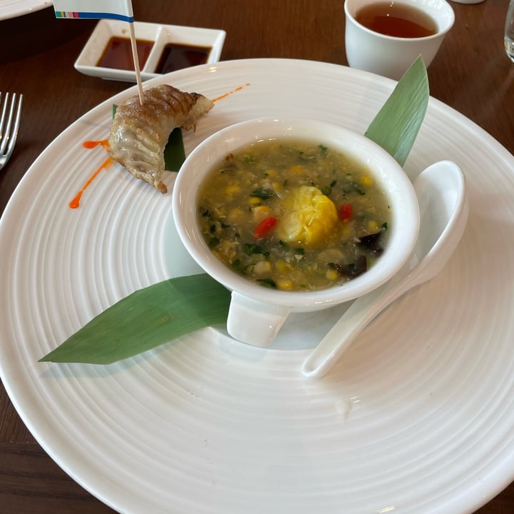 photo of EMPRESS Sweet Corn & Baby Spinach Soup shared by @themancvegansg on  25 Jan 2022 - review