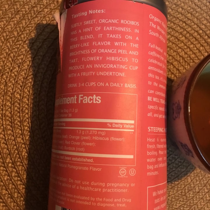 photo of The republic of tea Get Gorgeous - Herb Tea for Clear Skin shared by @vivalaviolet on  27 Mar 2021 - review