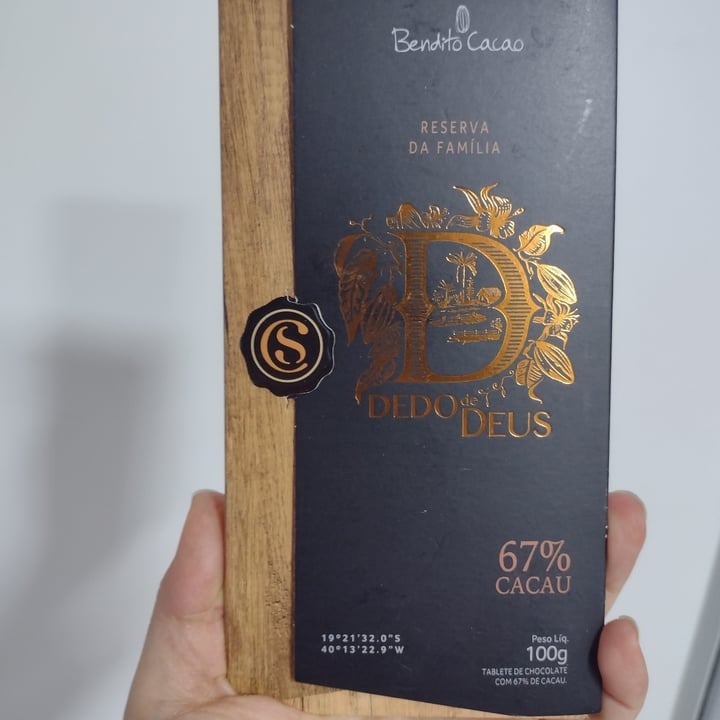 review photo of Bendito Cacao Chocolate cacau 67% shared by @raquelrpes on 29 Apr 2022 - review
