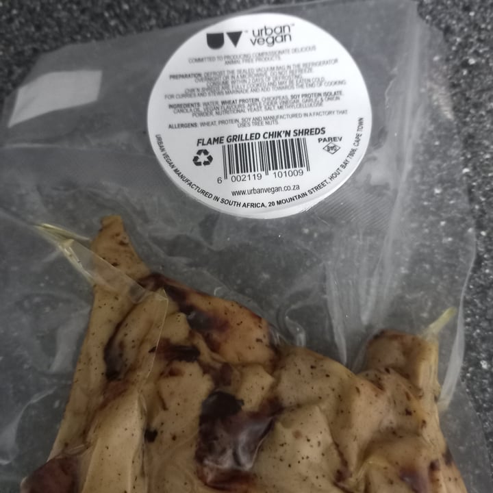 photo of Urban Vegan Flame Grilled Chick'n Shreds shared by @colleenc on  20 Jul 2021 - review