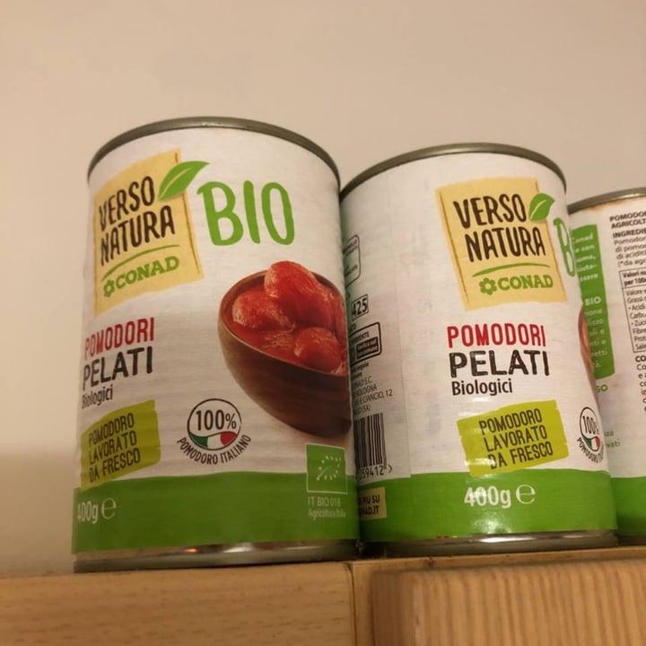 photo of Verso Natura Conad Veg Pomodori pelati biologici shared by @quattrocalzini on  30 Mar 2022 - review